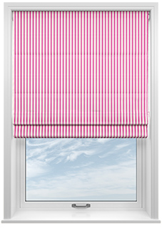 The British Stripe Co. Catherine, Notting Hill No.3 - Twist&Fit Roman Blind